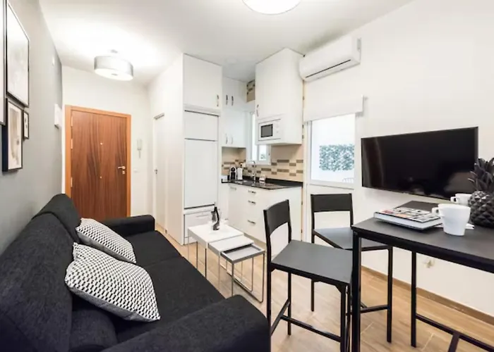 Modern Wterrace-1Bedroom 1Bathroom-Lavapies